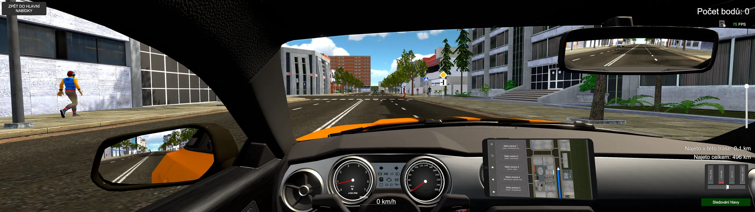 Výukový program Drivetech: jízda městem z pohledu řidiče
